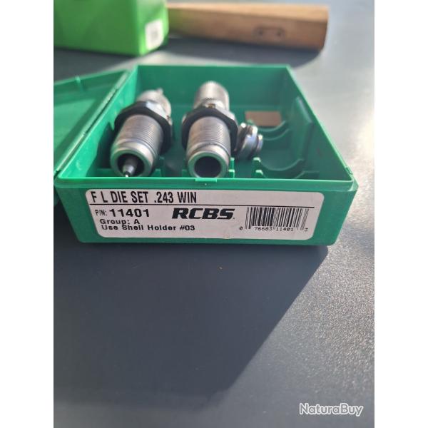 Jeu d'outils RCBS 243 Win , Rf 11401
