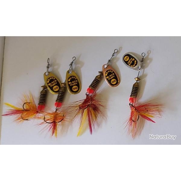 Lot 4 cuillres MEPPS black fury n00 1.5g