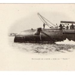 CPA - MARINE MILITAIRE -  MOUILLAGE DE L'ANCRE DU " VALMY "  N°1622