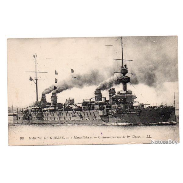 CPA - MARINE DE GUERRE - Marseillaise -Croiseur-Cuirasse de 1er Classe  N3123