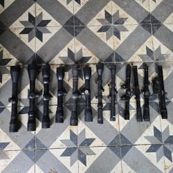 Lot de 12 lunettes pour carabines
