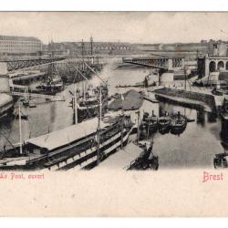 CPA - MARINE - Le Pont , Ouvert Brest  N° 3006