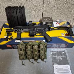 DMP-9 + 7 chargeurs+ porte chargeur + viseur + canon/joints
