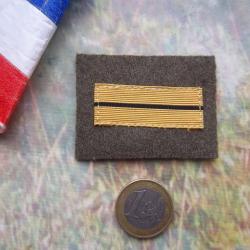grade galon militaire lieutenant insigne tissu laine