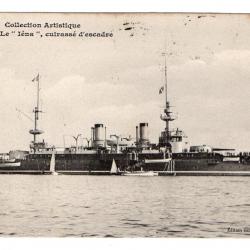 CPA - Collection Artistique -Le " IENA " Cuirasse d'escadre N° 3171
