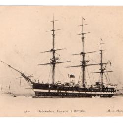 CPA -Marine Militaire - Dubourdieu, Croiseur a Batterie  N°1592