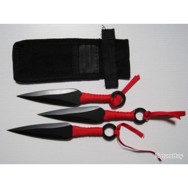 COUTEAU A LANCER SET DE 3 - Rf.617