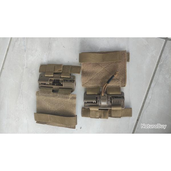 Kit boucle de libration rapide gilet, porte plaque, passants molle