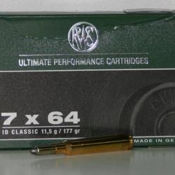 MUNITIONS RWS ID CLASSIC 177GR CAL. 7X64 X20
