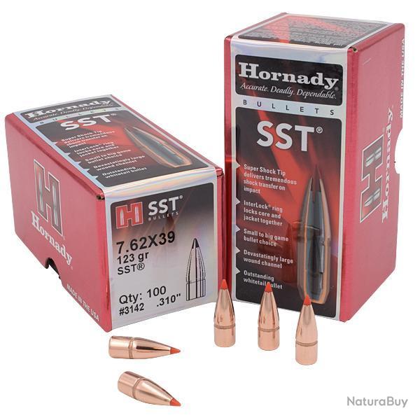 Ogives Hornady 7.62x39 123GR SST x100