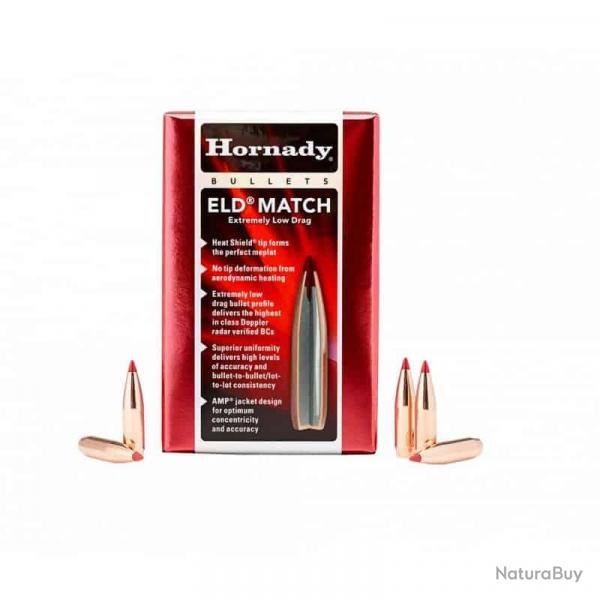 Ogive Hornady cal 6.5/.264 140gr ELD Match x100