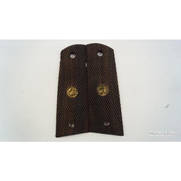 Plaquette bois pour pistolet 1911 bois sombre