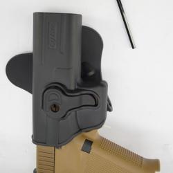 Holster droite Cytac pour pistolet 9MM type striker