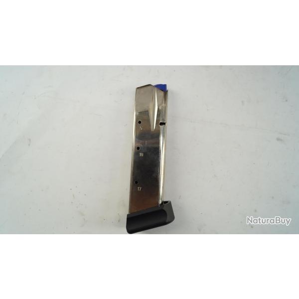 Chargeur Mec-Gar plus 2 19 Coups pour CZ75 et d&eacute;riv&eacute; 9x19 Chrome