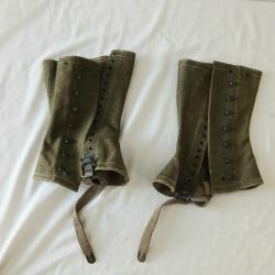 Uniforme - FR256605a  Paitre de guêtre modèle 1947