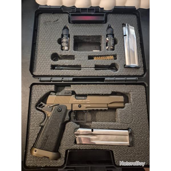 Pistolet Tisas 2011 DS Duty Bronze Cal. 9x19 optic ready + HOLOSUN