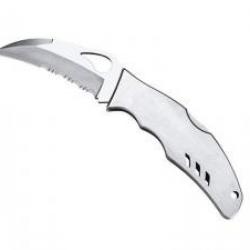 Couteau Byrd Knife CROSSBILL lame Hawkbill semi-dentée acier 8Cr13MoV à cran