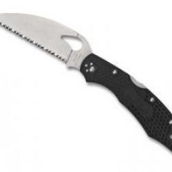 Couteau Byrd Knife CARA CARA 2 lame Wharncliffe à dents acier 8Cr13MoV à cran