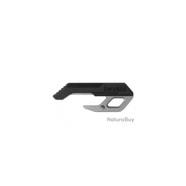 Dcapsuleur Kershaw NACHO acier 3Cr13 finition  stonewashed  avec plaquettes nylon/fibre de verre