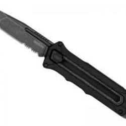 Couteau Kershaw  INTERSTELLAR lame tanto semi-dentée acier 8Cr13MoV finition « blackwash »