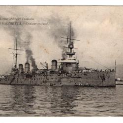 CPA - Marine Militaire Française - Le  Léon Gambetta -Croiseur Cuirasse N°3246