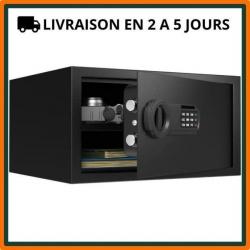 Coffre-fort pour arme de point - Pavé numérique - Acier - Noir - Livraison rapide et gratuite