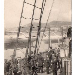 CPA - MARINE MILITAIRE -Monsieur Félix Faure,Président de la République a bord du"Formidable"-N°3531