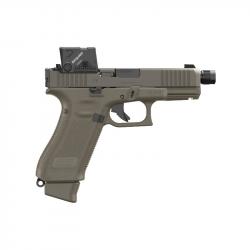 Pistolet GLOCK 45 "Edition Hunter ODG" -  Gen5 FS MOS Fileté A-CUT Aimpoint COA - 4" - 9x19