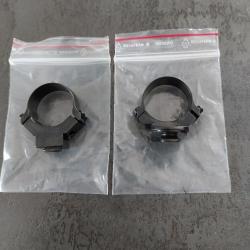 PAIRE DE COLLIERS pour Montage pivotant RUSAN diamètre 30 mm - hauteur 15 mm