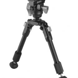 Vanguard - Bipied EQ-Precision 1QS C - Carbone H 21,5 cm - 26,5 cm - Rail Picatinny
