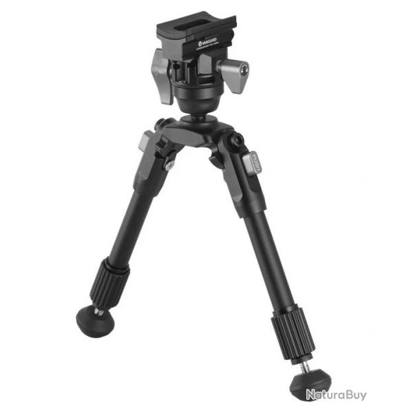 Vanguard - Bipied EQ-Precision 2QS C  - Carbone H 26,5 cm - 36,5 cm - Rail Picatinny