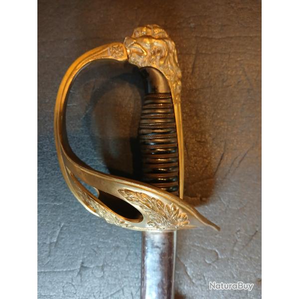 Beau sabre d'officier d'infanterie fantaisie Coulaux