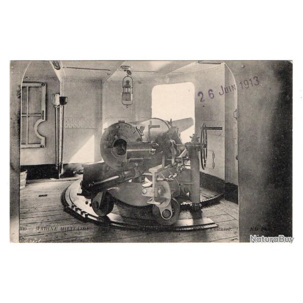 CPA - MARINE MILITAIRE - Pice de 14 cent  l'intrieur du Donjon d'un cuirass -N3578