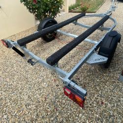 Remorque bateau bass boat