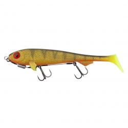 Leurre Souple Fox Rage Super Slick Shad Loaded 23cm UV Natural Perch A l'unité 97g 23cm