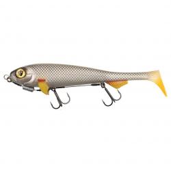 Leurre Souple Fox Rage Super Slick Shad Loaded 23cm A l'unité 97g 23cm UV Silver Ghost