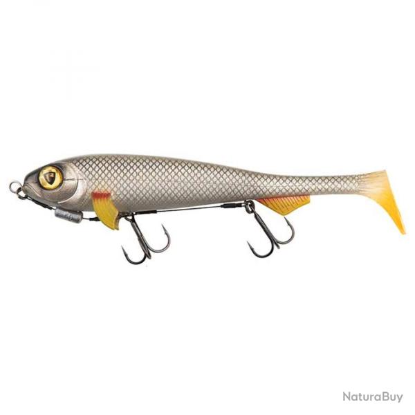 Leurre Souple Fox Rage Super Slick Shad Loaded 23cm A l'unit 97g 23cm UV Silver Ghost