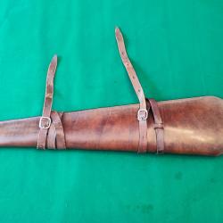 Scabbard en cuir cousu L77cm