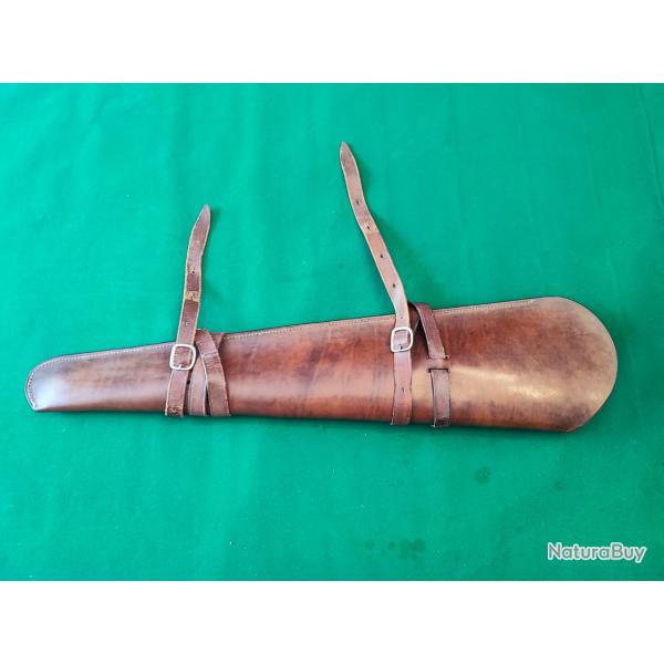 Scabbard en cuir cousu L77cm
