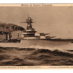 CPA -MARINE DE GUERRE FRANÇAISE - Le Croiseur -Mouilleur de Mines " ÉMILE BERTIN " -N°3518