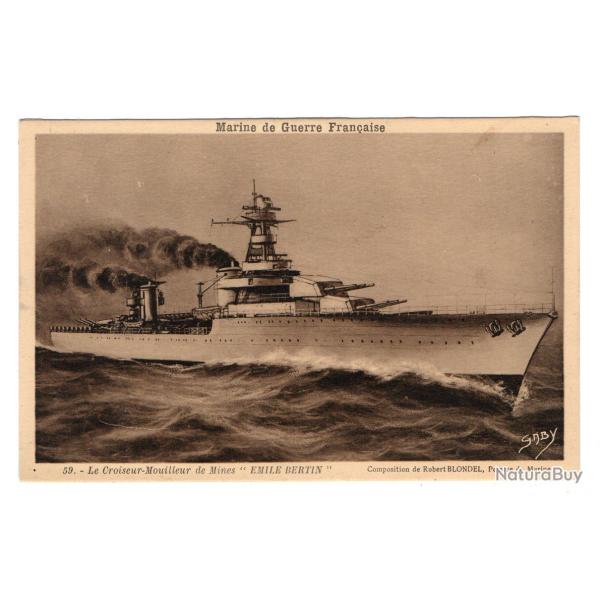 CPA -MARINE DE GUERRE FRANAISE - Le Croiseur -Mouilleur de Mines " MILE BERTIN " -N3518
