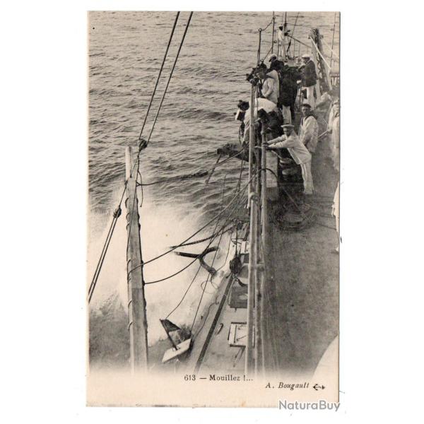 CPA -MARINE Militaire - Mouillez..!  -N3516