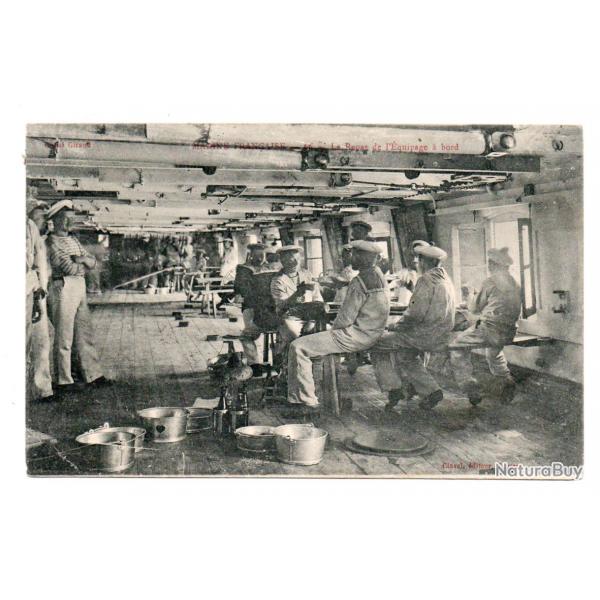 CPA -MARINE FRANAISE - Le Repas de  l'quipage a bord -N3510