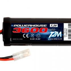 Batterie Ni-Mh 7.2V - 3600 mAh tamiya | T2M (0000 0872)
