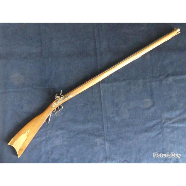 Fusil silex Kentucky rifle cal 45 modle Yorkshire fabrication Italienne