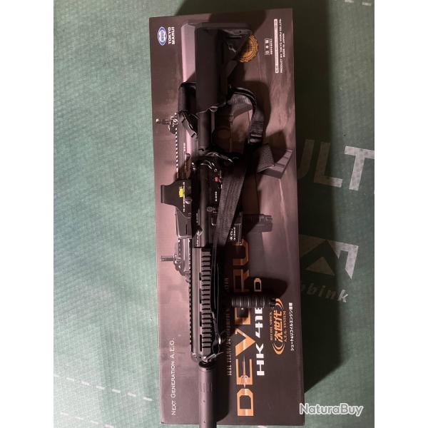 HK 416D DEVGRU Tokyo Marui AEG custom + quipement complet airsoft + Beretta M9A1 GBBR
