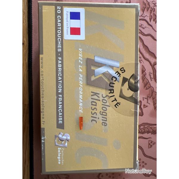 Munition Sologne Partition 9,3x64 285gr - 18,5g x20
