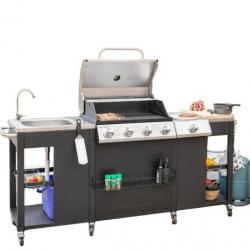 Cuisine d'Extérieur - 4+1 Brûleurs 17,2 kW - Livraison rapide