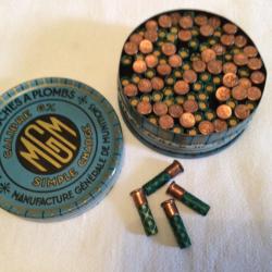 Boîte de 100 cartouches MGM 6m/m simple charge
