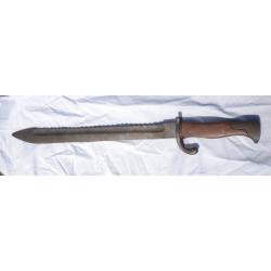 Baïonnette allemande lame dents de scie Mod. 98/05 Empire allemand